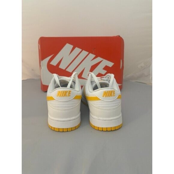 Nike dunk low white university gold men’s shoes size 11 DV0831 110 - Picture 3 of 6